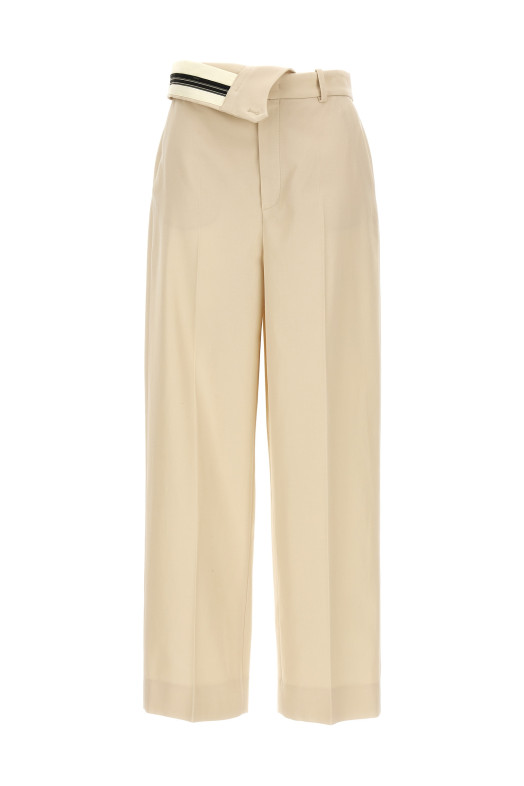 'Fendi Roma' gabardine pants Beige 'Fendi Roma' gabardine pants Beige