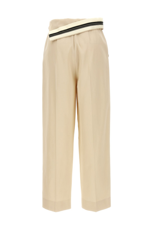 'Fendi Roma' gabardine pants Beige 'Fendi Roma' gabardine pants Beige