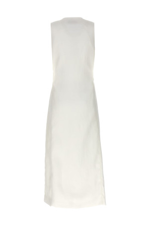 'Aureo' long vest White 'Aureo' long vest White