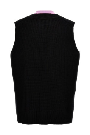 Вязаный жилет Multicolor JIL SANDER (J22FB0124J14689067) Вязаный жилет Multicolor JIL SANDER (J22FB0124J14689067)