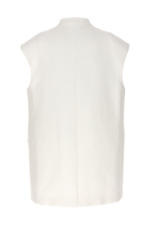 Oversized tailored vest White Oversized tailored vest White