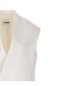 Oversized tailored vest White Oversized tailored vest White