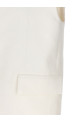 Oversized tailored vest White Oversized tailored vest White