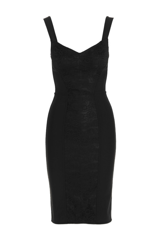 Міді-сукня з корсетом Чорна DOLCE & GABBANA (F63G9TG9798N0000) DOLCE & GABBANA Міді-сукня з корсетом Чорна DOLCE & GABBANA (F63G9TG9798N0000) DOLCE & GABBANA