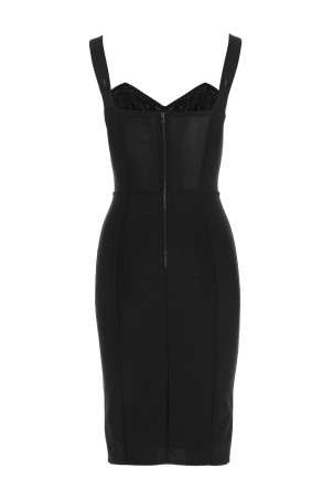 Midi corsetry dress Black   Midi corsetry dress Black