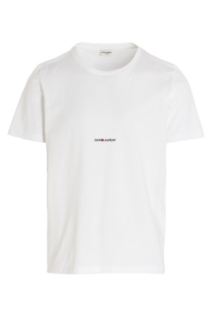 Футболка Saint Laurent Rive Gauche Белая Футболка Saint Laurent Rive Gauche Белая