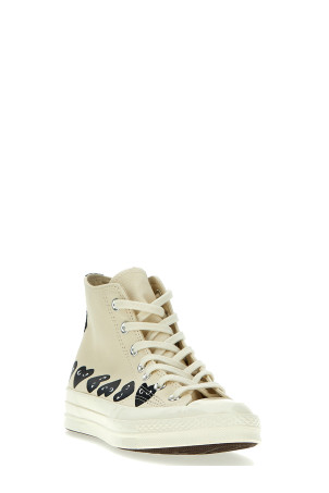 Кроссовки Comme des Garçons Play x Converse, белые/черные (AZK1272) Кроссовки Comme des Garçons Play x Converse, белые/черные (AZK1272)