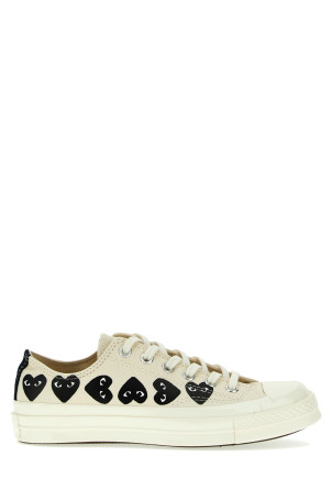 Кроссовки Comme des Garçons Play x Converse, белые/черные (AZK1262) Кроссовки Comme des Garçons Play x Converse, белые/черные (AZK1262)
