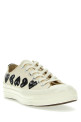Кросівки Comme des Garçons Play x Converse, білі/чорні (AZK1262) Кросівки Comme des Garçons Play x Converse, білі/чорні (AZK1262)