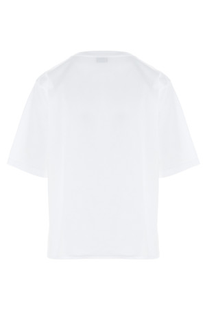 'Saint Laurent Rive gauche' T-shirt White 'Saint Laurent Rive gauche' T-shirt White