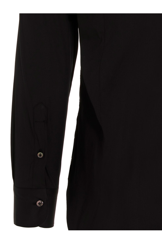 Сорочка з попліну Чорна BARBA (T1U12P01PZ27080001) Сорочка з попліну Чорна BARBA (T1U12P01PZ27080001)