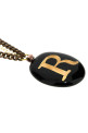 'R' medium necklace Black   'R' medium necklace Black