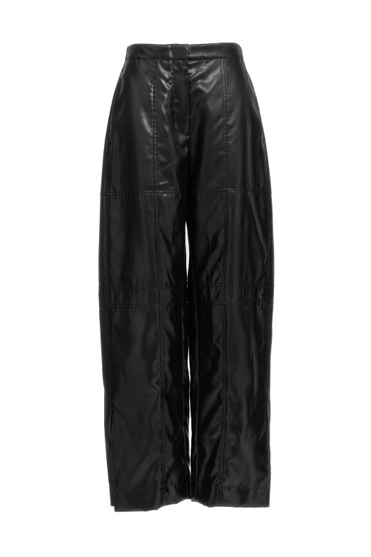 Coated pants Black  