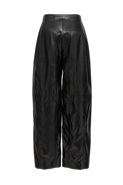 Coated pants Black  