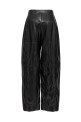 Coated pants Black  
