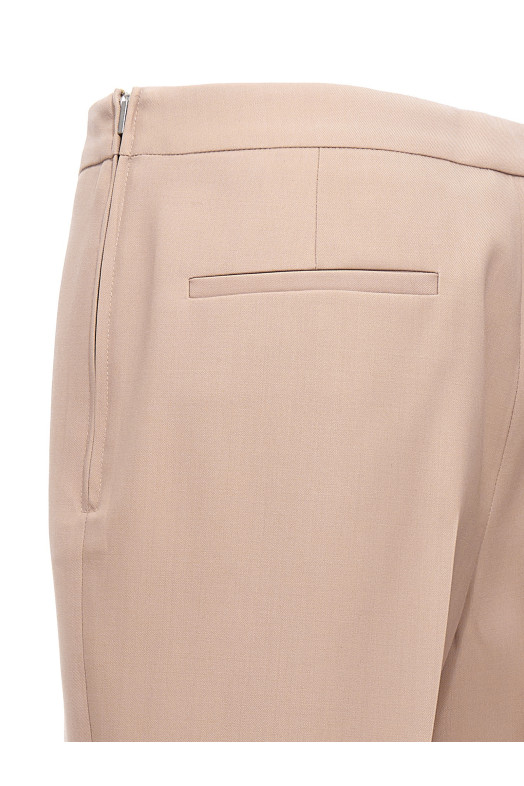 Шерстяні штани зі складками Бежеві JIL SANDER (J03KA0104J41136219) Шерстяні штани зі складками Бежеві JIL SANDER (J03KA0104J41136219)