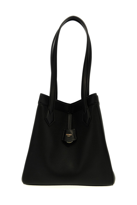 Сумка-шоппер Fendi Origami Medium, черная Сумка-шоппер Fendi Origami Medium, черная