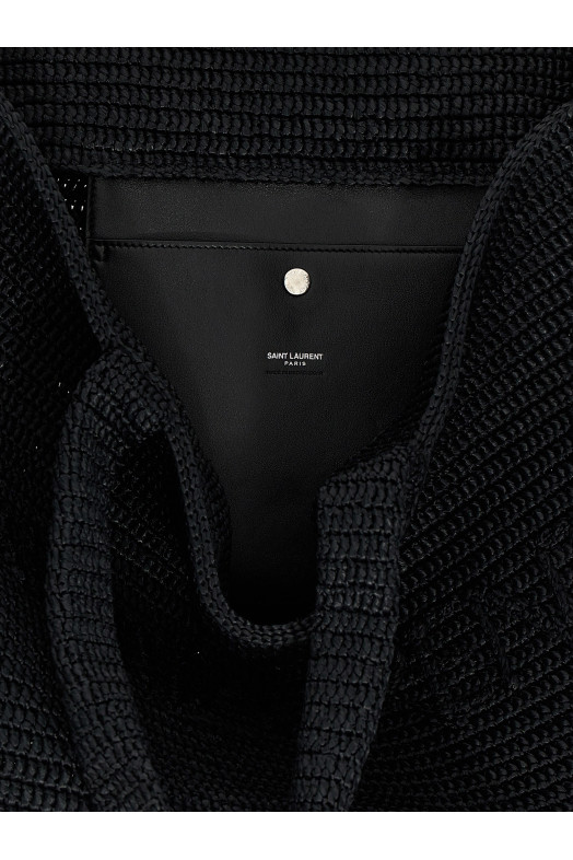 SAINT LAURENT 'rafia' сумка-тоут Черный (756269GAAEI1000) SAINT LAURENT 'rafia' сумка-тоут Черный (756269GAAEI1000)