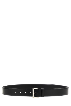 Leather belt Black Leather belt Black