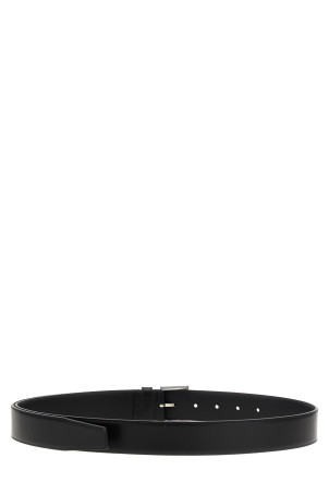 Leather belt Black Leather belt Black