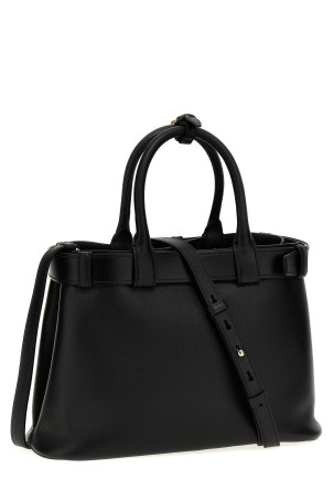 Сумочка 'Prada Buckle' середнього розміру Чорна Сумочка 'Prada Buckle' середнього розміру Чорна