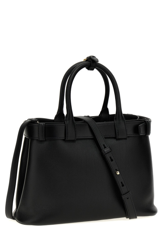 Сумочка 'Prada Buckle' середнього розміру Чорна Сумочка 'Prada Buckle' середнього розміру Чорна