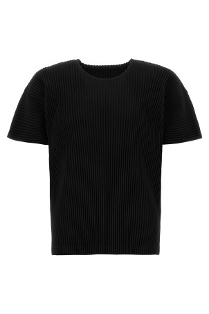 Pleated T-shirt Black Pleated T-shirt Black