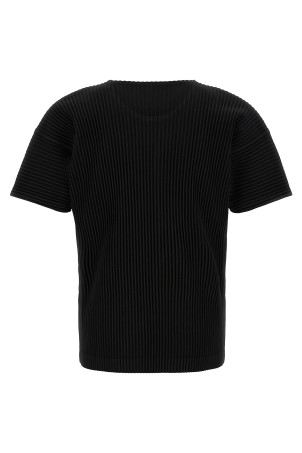 Pleated T-shirt Black Pleated T-shirt Black