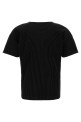 Pleated T-shirt Black Pleated T-shirt Black