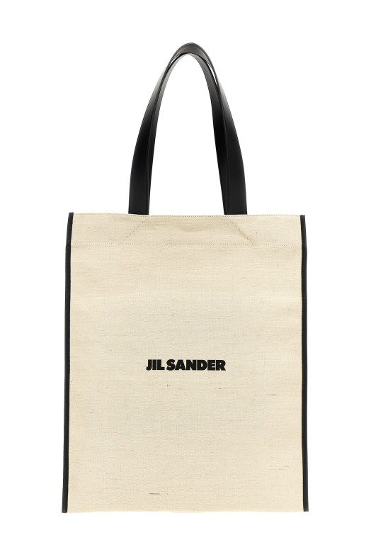 Medium 'Flat' shopping bag Black-grey Medium 'Flat' shopping bag Black-grey