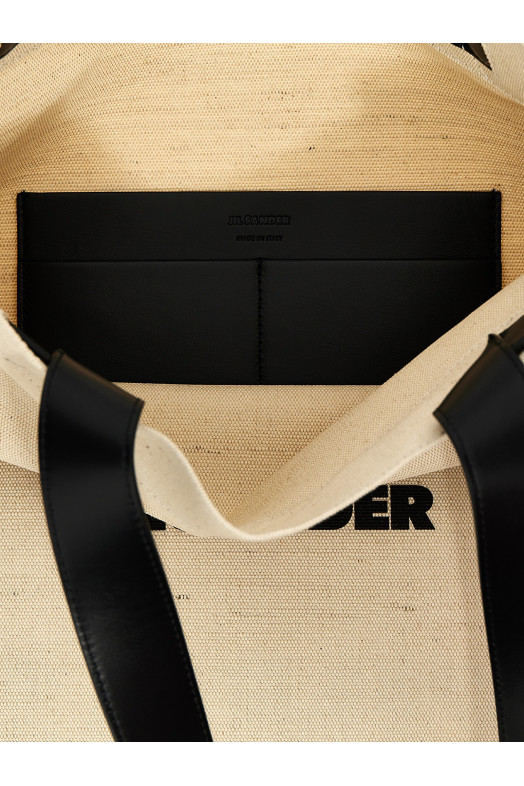Medium 'Flat' shopping bag Black-grey Medium 'Flat' shopping bag Black-grey