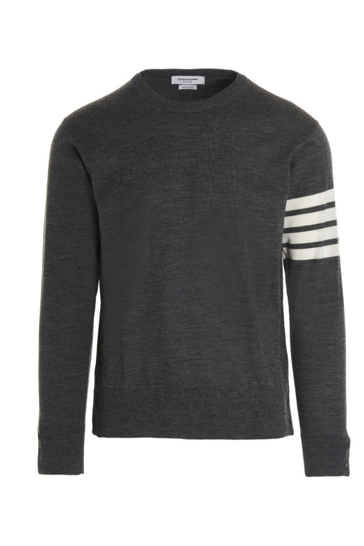 '4 bar' sweater Gray