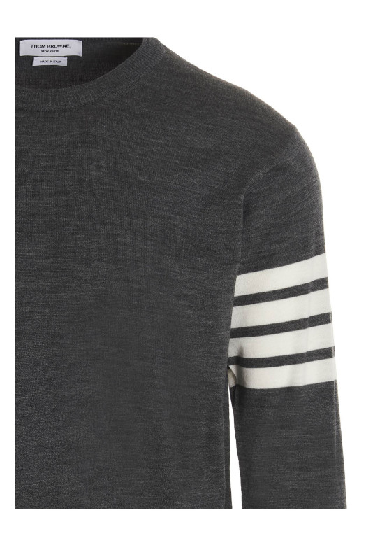'4 bar' sweater Gray