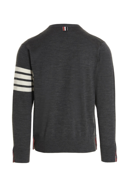 '4 bar' sweater Gray