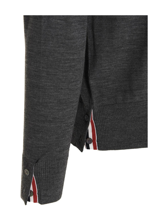 '4 bar' sweater Gray