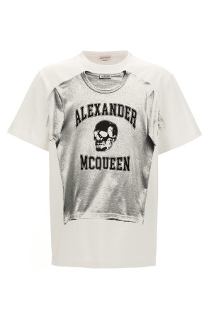 Logo print T-shirt Black-grey