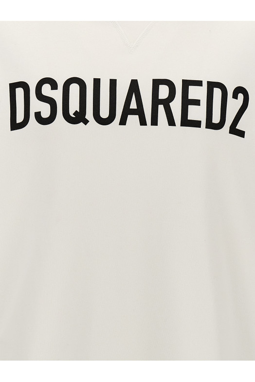Худі з принтом логотипу чорно-сіре DSQUARED2 S74GU0664D25002100 Худі з принтом логотипу чорно-сіре DSQUARED2 S74GU0664D25002100