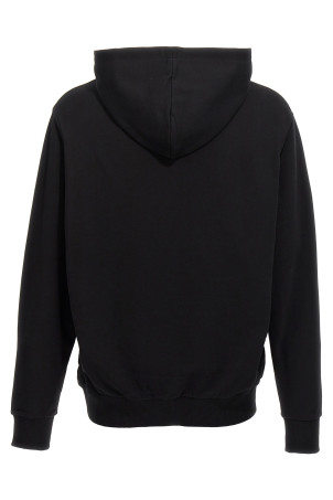 Logo print hoodie Black-grey Logo print hoodie Black-grey