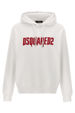 Толстовка з логотипом Біла DSQUARED2 (S74GU0815S25516100) Толстовка з логотипом Біла DSQUARED2 (S74GU0815S25516100)