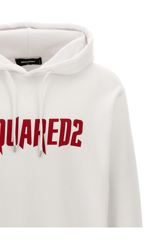 Толстовка з логотипом Біла DSQUARED2 (S74GU0815S25516100) Толстовка з логотипом Біла DSQUARED2 (S74GU0815S25516100)