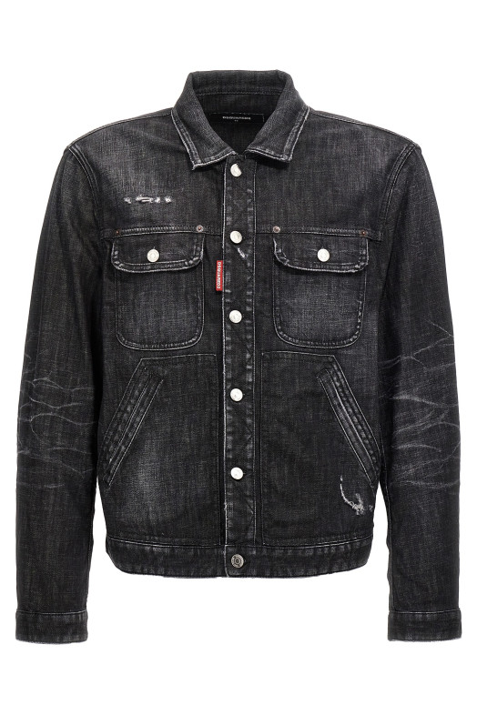 Куртка «Boxy Jean» Чорна (S74AM1522S30357900) Куртка «Boxy Jean» Чорна (S74AM1522S30357900)