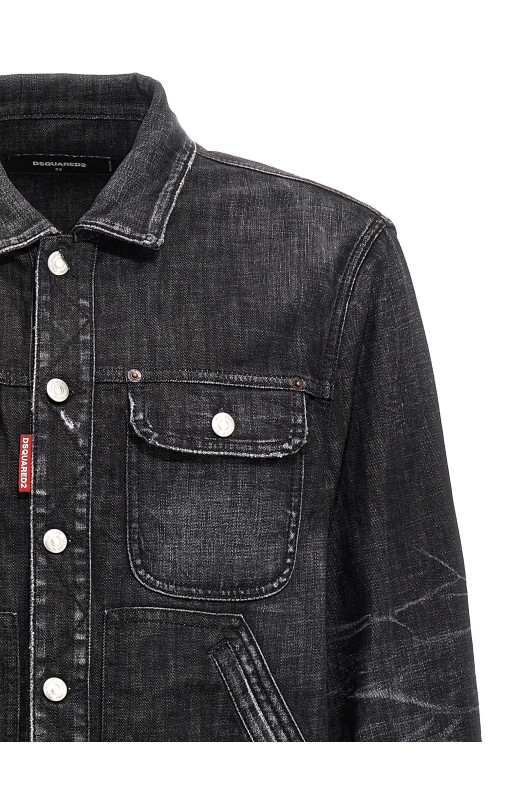 Куртка «Boxy Jean» Чорна (S74AM1522S30357900) Куртка «Boxy Jean» Чорна (S74AM1522S30357900)