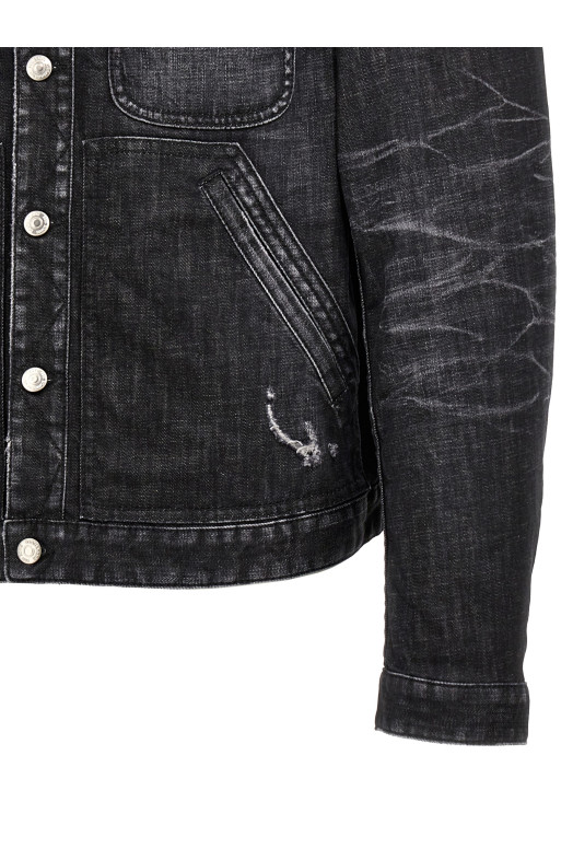 Куртка «Boxy Jean» Чорна (S74AM1522S30357900) Куртка «Boxy Jean» Чорна (S74AM1522S30357900)