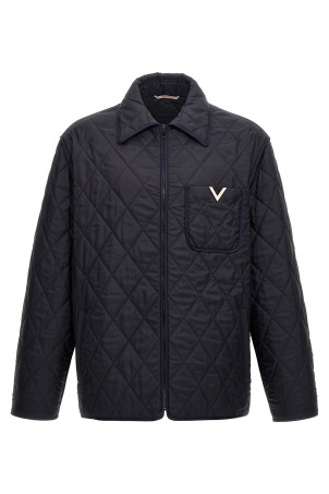 Куртка Valentino «V Detail» Синяя (5V3CJK15AAA598) Куртка Valentino «V Detail» Синяя (5V3CJK15AAA598)