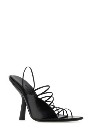 Black fabric and leather sandals Black SALVATORE FERRAGAMO (01F0247602731C) Black fabric and leather sandals Black SALVATORE FERRAGAMO (01F0247602731C)