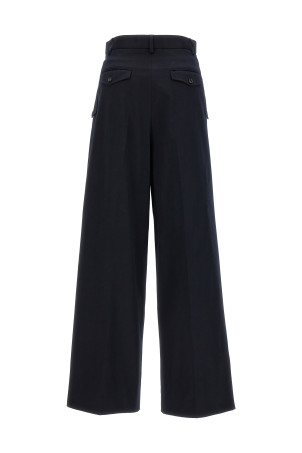 Брюки с зауженными ногами и складкой спереди Синие LANVIN (RWTR00255782A2329) Брюки с зауженными ногами и складкой спереди Синие LANVIN (RWTR00255782A2329)