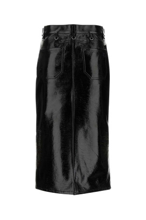 Черная виниловая юбка COURREGES (124CJU155VY0014) Черная виниловая юбка COURREGES (124CJU155VY0014)
