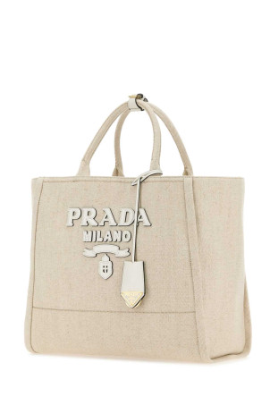 Пісочна полотняна сумка для покупок PRADA (1BG473VOHO2DLI) Пісочна полотняна сумка для покупок PRADA (1BG473VOHO2DLI)