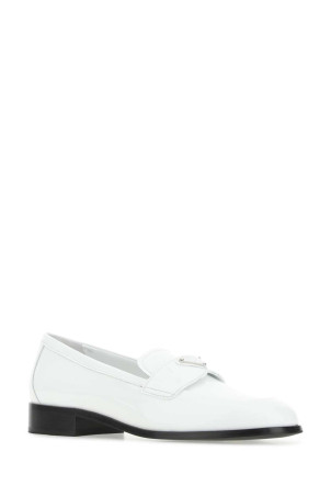 White leather loafers Black PRADA (1D902MF025069) White leather loafers Black PRADA (1D902MF025069)