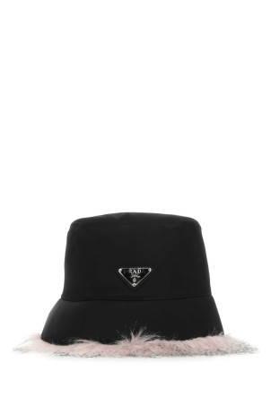 Black Re-Nylon hat PRADA (1HC1372DWS) Black Re-Nylon hat PRADA (1HC1372DWS)